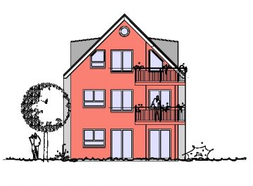 Neubauwohnungen „An der Kuppelnau“ 3 1/2-Zimmer-Wohnung im Dachgeschoss eines attraktiven 3-Familienhauses, 88212 Ravensburg, Wohnung