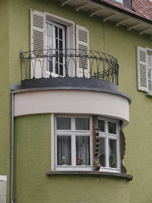 Erker mit Balkon