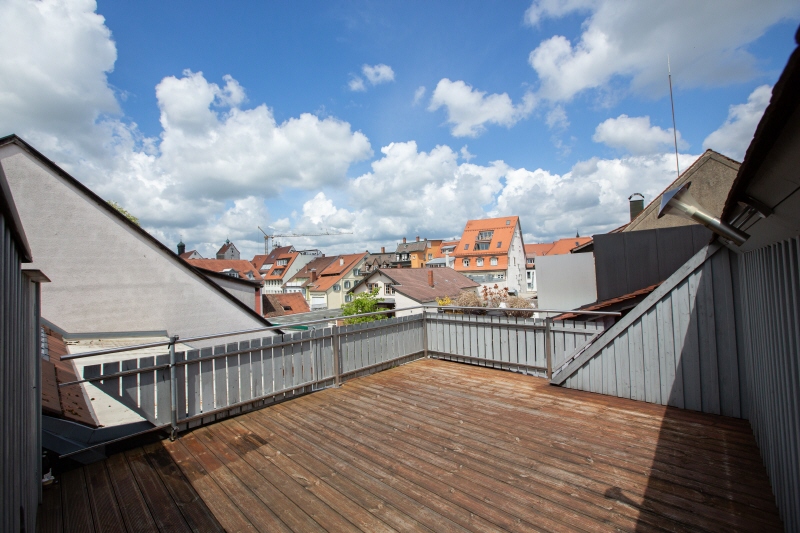 Dachterrasse mit Blick über die Altstadt