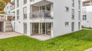 Ravensburg – Naturnahe Stadtrandlage Moderne 3-Zimmer-Neubauwohnung mit Gartenterrasse, 88212 Ravensburg, Erdgeschosswohnung
